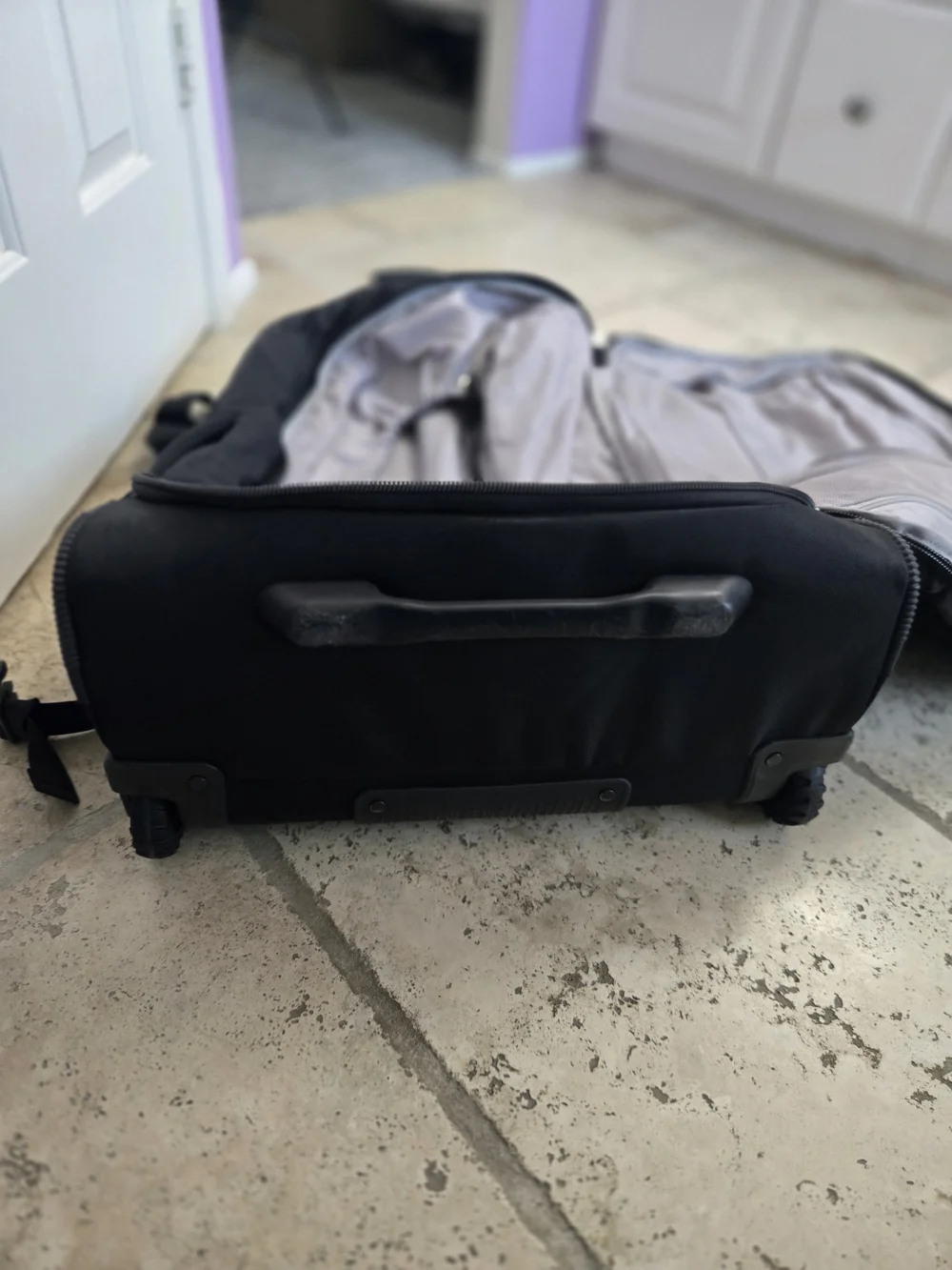 Black Rolling Backpack - Travel Carry-On